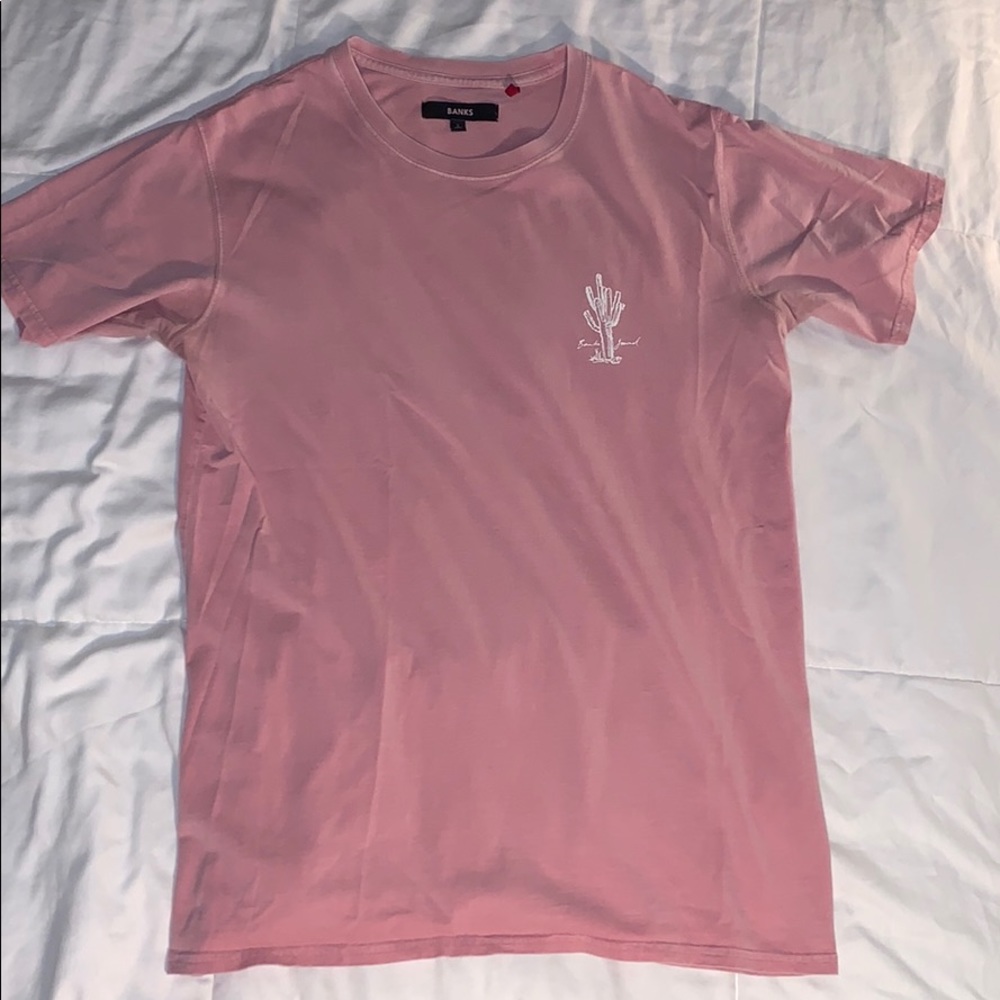 Banks Journal CACTUS Men’s Small T-Shirt (Rose)